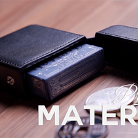 MAZE Leather Card Case (Blue) by Bond Lee - Trick