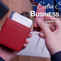 MAZE Leather Card Case (Blue) by Bond Lee - Trick