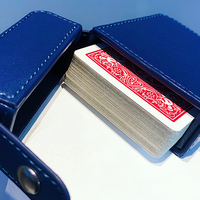 MAZE Leather Card Case (Blue) by Bond Lee - Trick