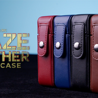 MAZE Leather Card Case (Blue) by Bond Lee - Trick