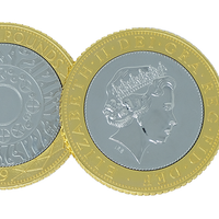 JUMBO £2 (pound sterling) coin - Trick