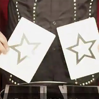 Marked Jumbo ESP Cards (Black) by Tejinaya Magic - Trick