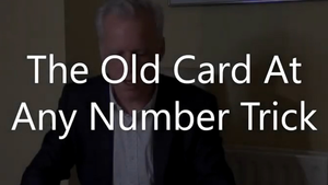 TOCAANT (The Old Card At Any Number Trick) by Brian Lewis video DOWNLOAD