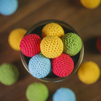 Crochet Ball Set (Green) by TCC