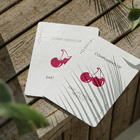 Cherry Casino (Tropicana Teal) Playing Cards by Pure Imagination Projects