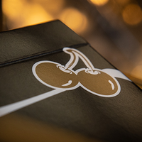 Limited Edition Cherry Casino (Monte Carlo Black and Gold) Numbered Seals Playing Cards by Pure Imagination Projects