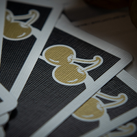 Limited Edition Cherry Casino (Monte Carlo Black and Gold) Numbered Seals Playing Cards by Pure Imagination Projects