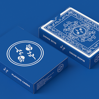 Black Roses Blue Magic Playing Cards