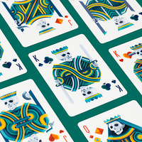 Play Dead V2 Playing Cards by Riffle Shuffle