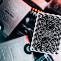 Star Wars Dark Side Silver Edition Playing Cards (Graphite Grey) by theory11
