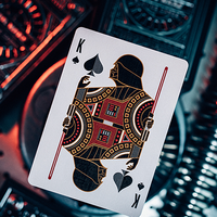 Star Wars Dark Side Silver Edition Playing Cards (Graphite Grey) by theory11