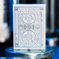 Star Wars Light Side Silver Edition Playing Cards (White) by theory11