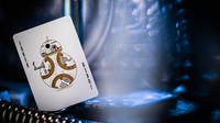 Star Wars Light Side Silver Edition Playing Cards (White) by theory11
