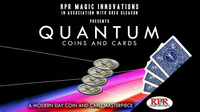 Quantum Coins (Euro 50 cent Red Card) Gimmicks and Online Instructions by Greg Gleason and RPR Magic Innovations
