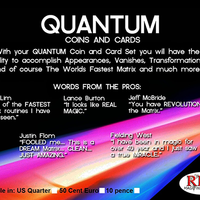 Quantum Coins (Euro 50 cent Red Card) Gimmicks and Online Instructions by Greg Gleason and RPR Magic Innovations