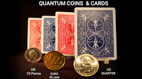 Quantum Coins (Euro 50 cent Red Card) Gimmicks and Online Instructions by Greg Gleason and RPR Magic Innovations
