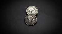 WASHINGTON SKULL HEAD COIN by Men Zi  Magic
