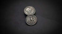 WASHINGTON SKULL HEAD COIN by Men Zi  Magic
