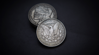 MORGAN SKULL HEAD COIN by Men Zi  Magic
