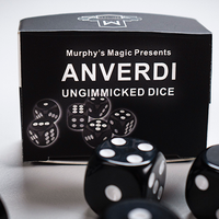 NON GIMMICKED DICE 6 PACK/BLACK by Tony Anverdi - Trick