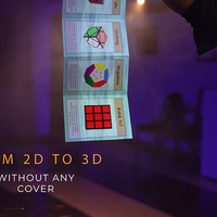 Rubik's Cube 3D Advertising (Gimmicks and Online Instructions) by Henry Evans and Martin Braessas - Trick