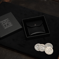 FPS Coin Wallet Black (Gimmicks and Online Instructions) by Magic Firm - Trick