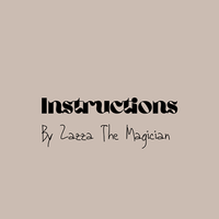 INSTRUCTIONS by Zazza The Magician video DOWNLOAD