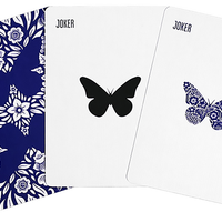 Butterfly Playing Cards Marked (Blue) 3rd Edition by Ondrej Psenicka