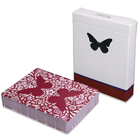Butterfly Playing Cards Marked (Red) 3rd Edition by Ondrej Psenicka