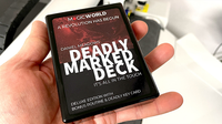 DEADLY MARKED DECK RED BICYCLE (Gimmicks and Online Instructions) by MagicWorld - Trick
