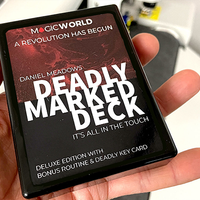 DEADLY MARKED DECK BLUE BICYCLE (Gimmicks and Online Instructions) by MagicWorld - Trick