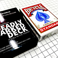 DEADLY MARKED DECK RED BICYCLE (Gimmicks and Online Instructions) by MagicWorld - Trick