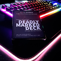 DEADLY MARKED DECK RED BICYCLE (Gimmicks and Online Instructions) by MagicWorld - Trick