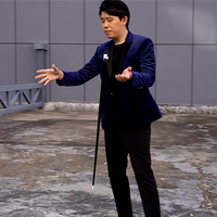 Dancing Vanishing Cane V2 / BLACK (D.V.C.) by Magiclism