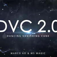 Dancing Vanishing Cane V2 / BLACK (D.V.C.) by Magiclism