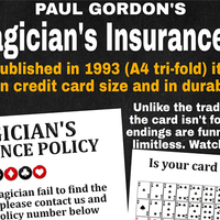 The Magician's Insurance Policy by Paul Gordon - Trick