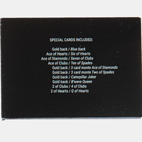 Gaff pack for Butterfly Playing Cards Marked (Black and Gold) by Ondrej Psenicka