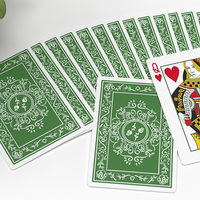 BLACK ROSES IMMERGRÜN Playing Cards