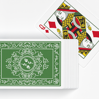 BLACK ROSES IMMERGRÜN Playing Cards