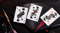 Oriental Memory Black playing Cards
