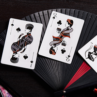 Oriental Memory Black playing Cards
