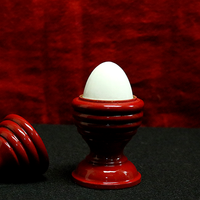 EGG VASE & SILK (RED) by Premium Magic - Trick
