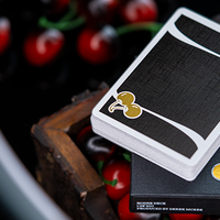 Cherry Casino House Deck (Monte Carlo Black and Gold) Playing Cards by Pure Imagination Projects
