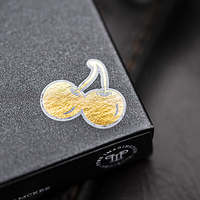 Cherry Casino House Deck (Monte Carlo Black and Gold) Playing Cards by Pure Imagination Projects