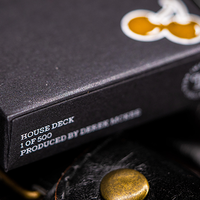 Cherry Casino House Deck (Monte Carlo Black and Gold) Playing Cards by Pure Imagination Projects