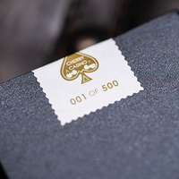 Cherry Casino House Deck (Monte Carlo Black and Gold) Playing Cards by Pure Imagination Projects