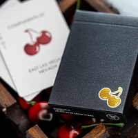 Cherry Casino House Deck (Monte Carlo Black and Gold) Playing Cards by Pure Imagination Projects
