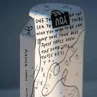 Shantell Martin (White) Playing Cards by theory11