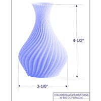 The American Prayer Vase Genie Bottle BLACK MAMBA by Big Guy's Magic- Trick