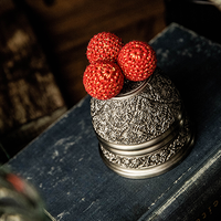 Artisan Engraved Cups and Balls in Display Box by TCC - Trick